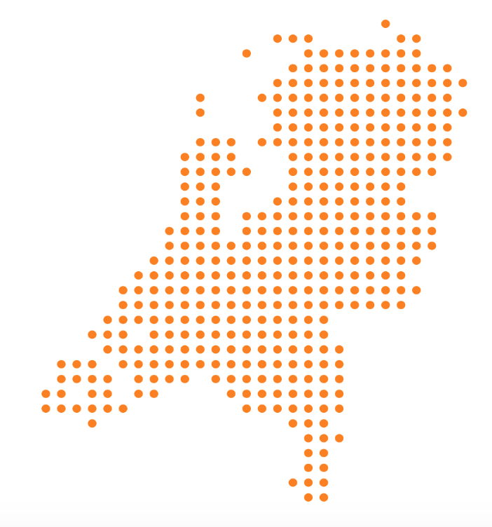 The netherlands map